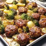 Sheet Pan Mini Meatloaves and Veggies