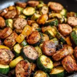 Skillet Sausage and Zucchini
