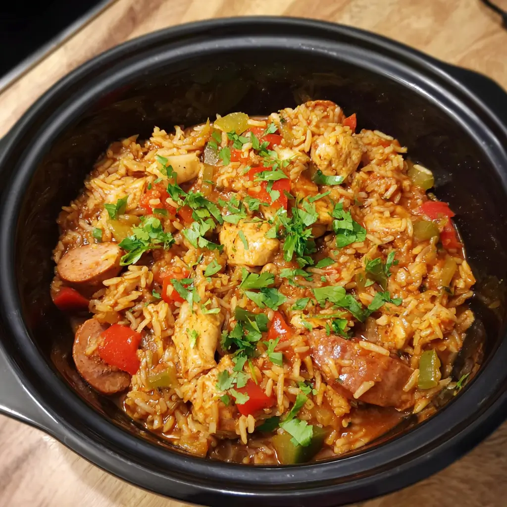Slow Cooker Chicken Jambalaya