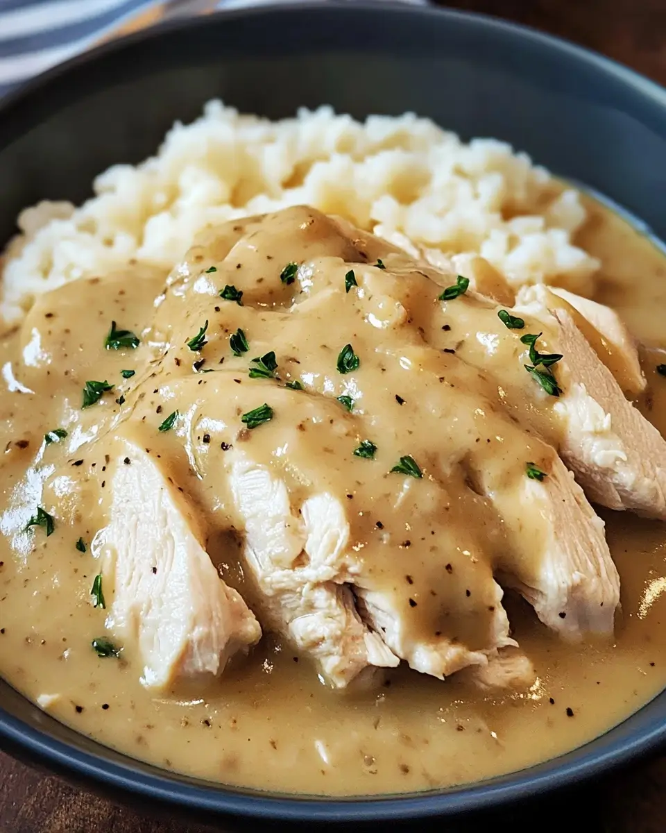 Slow Cooker Chicken and Gravy