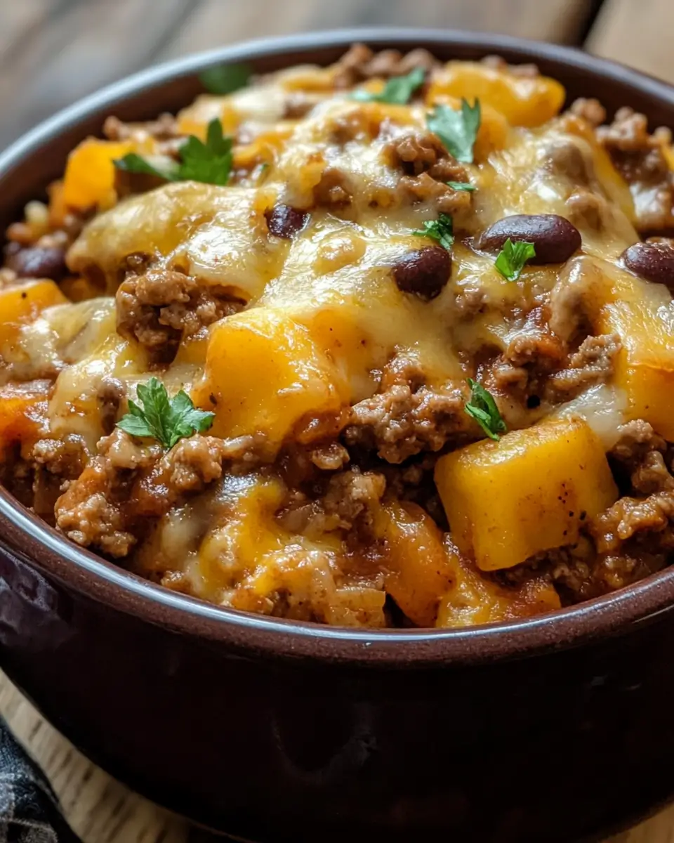 Slow Cooker Cowboy Casserole