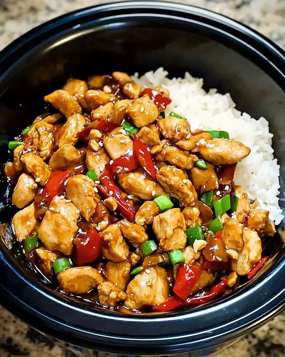 Slow Cooker Kung Pao Chicken