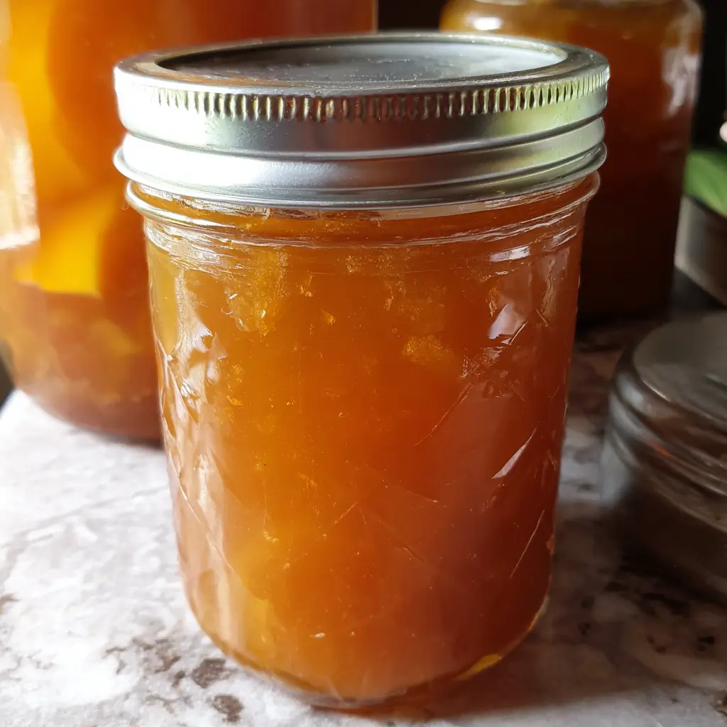 Small Batch Vanilla Peach Jam