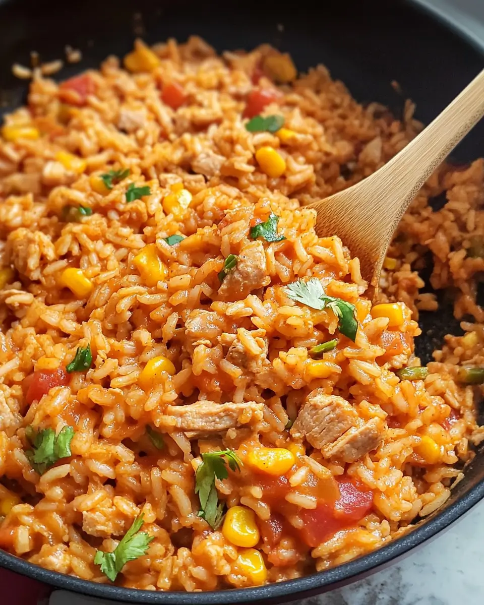 Turkey Taco Rice Skillet