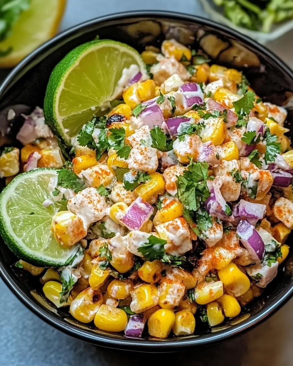 Vibrant Mexican Street Corn Salad