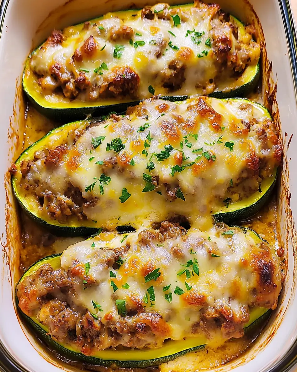 Zucchini Beef Chicken Bake