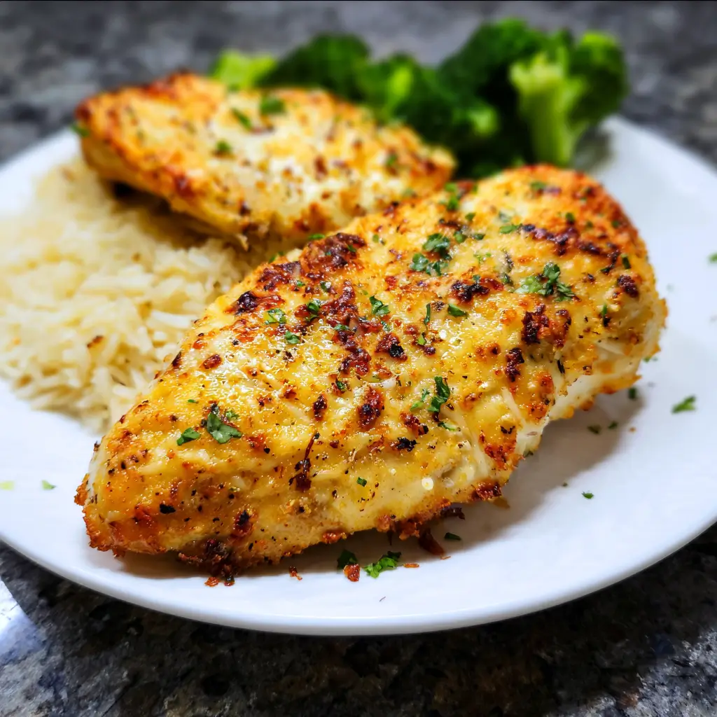 Air Fryer Garlic Parmesan Chicken