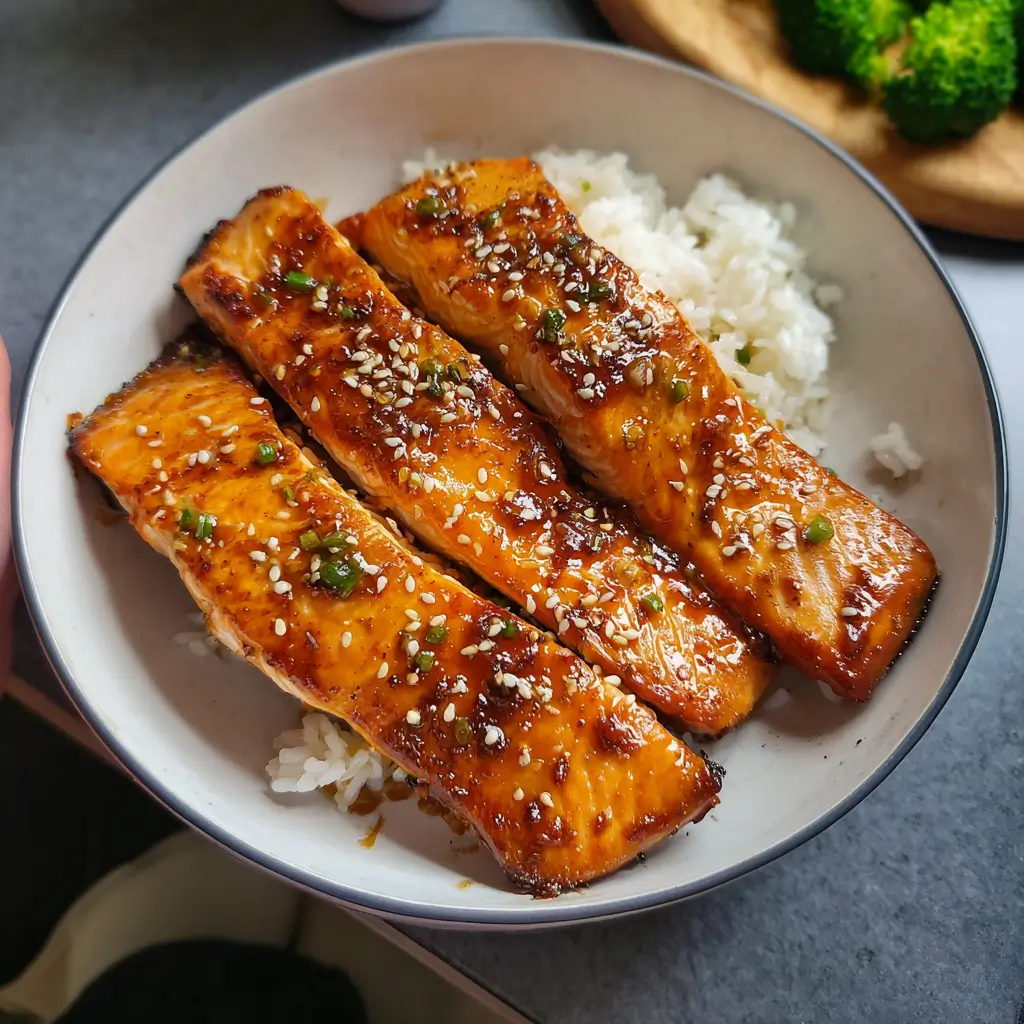 Air Fryer Honey Garlic Salmon