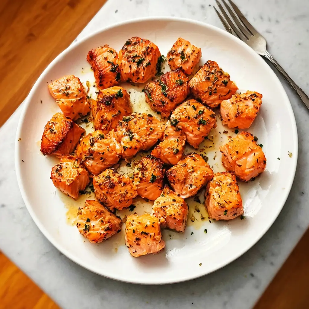 Air Fryer Salmon Bites