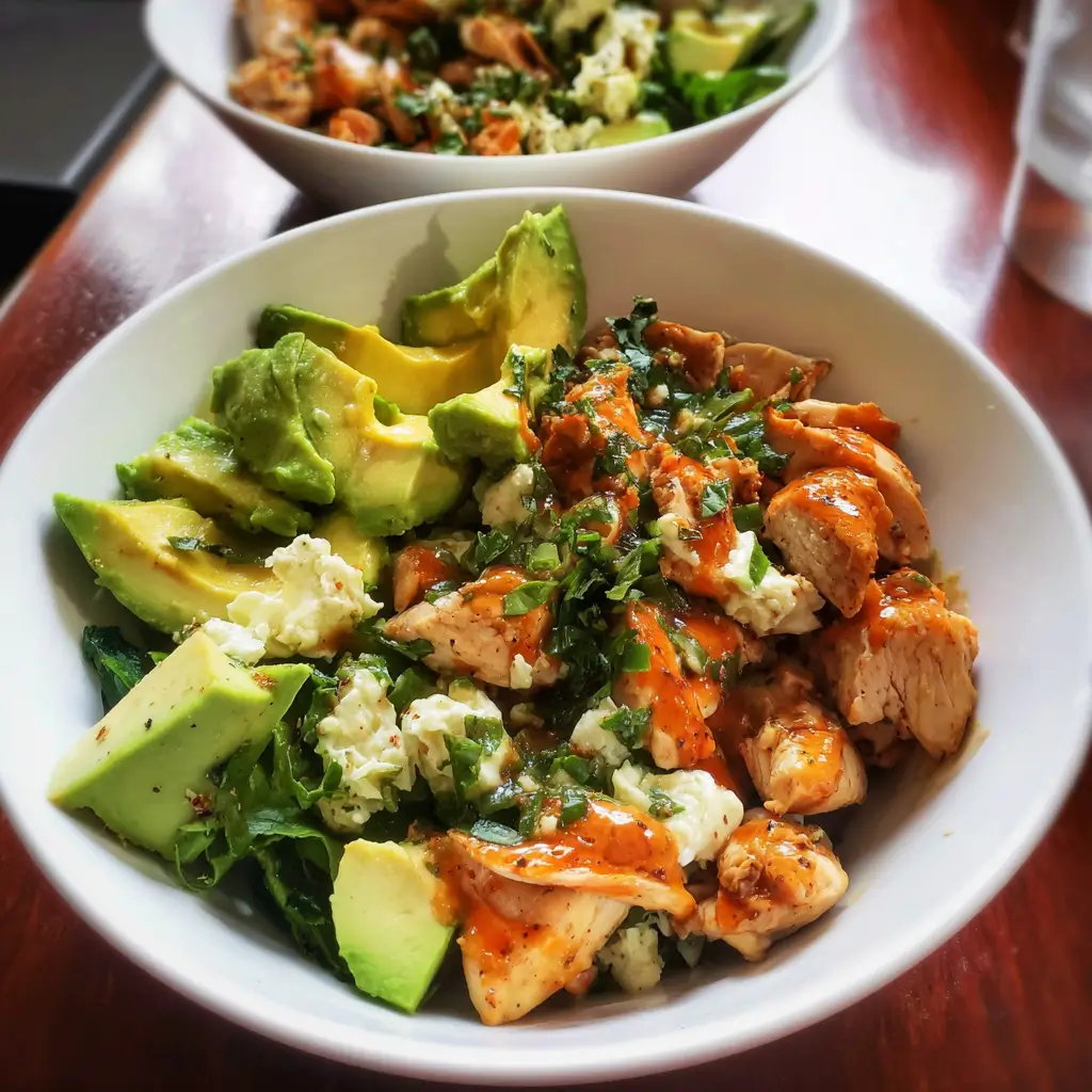 Avocado Chicken Lunch Bowls