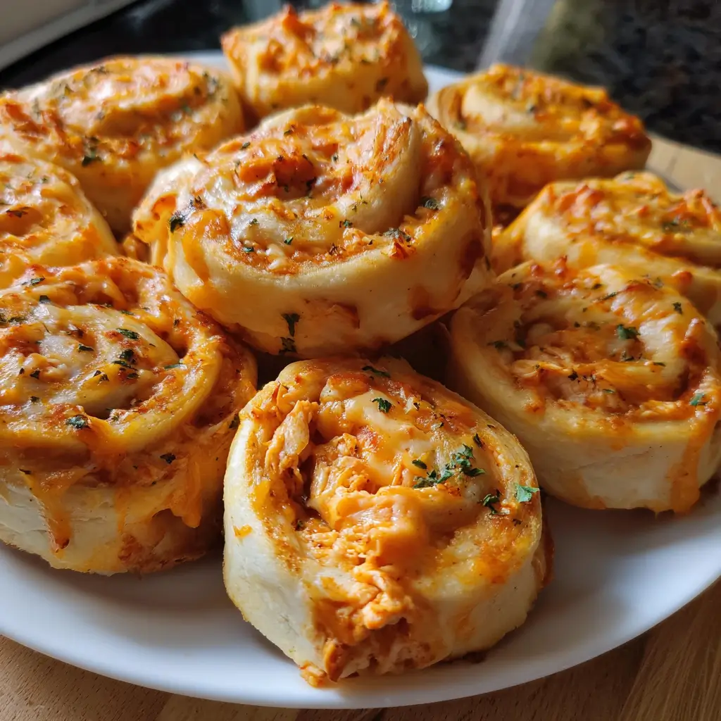 Buffalo Chicken Pinwheels
