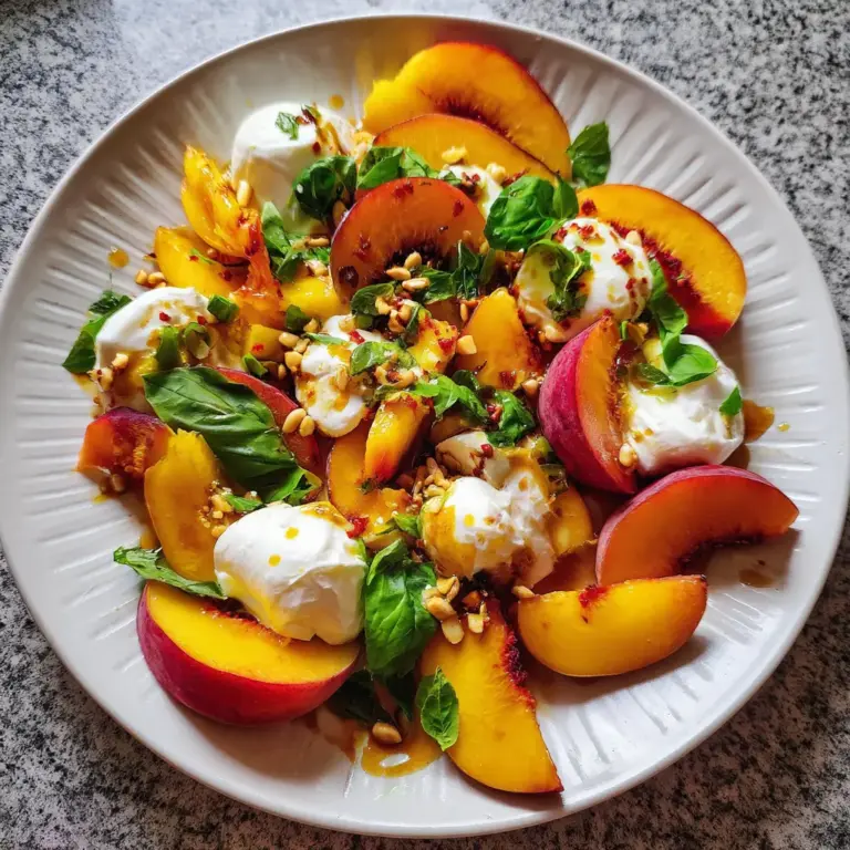 Burrata Peach Salad