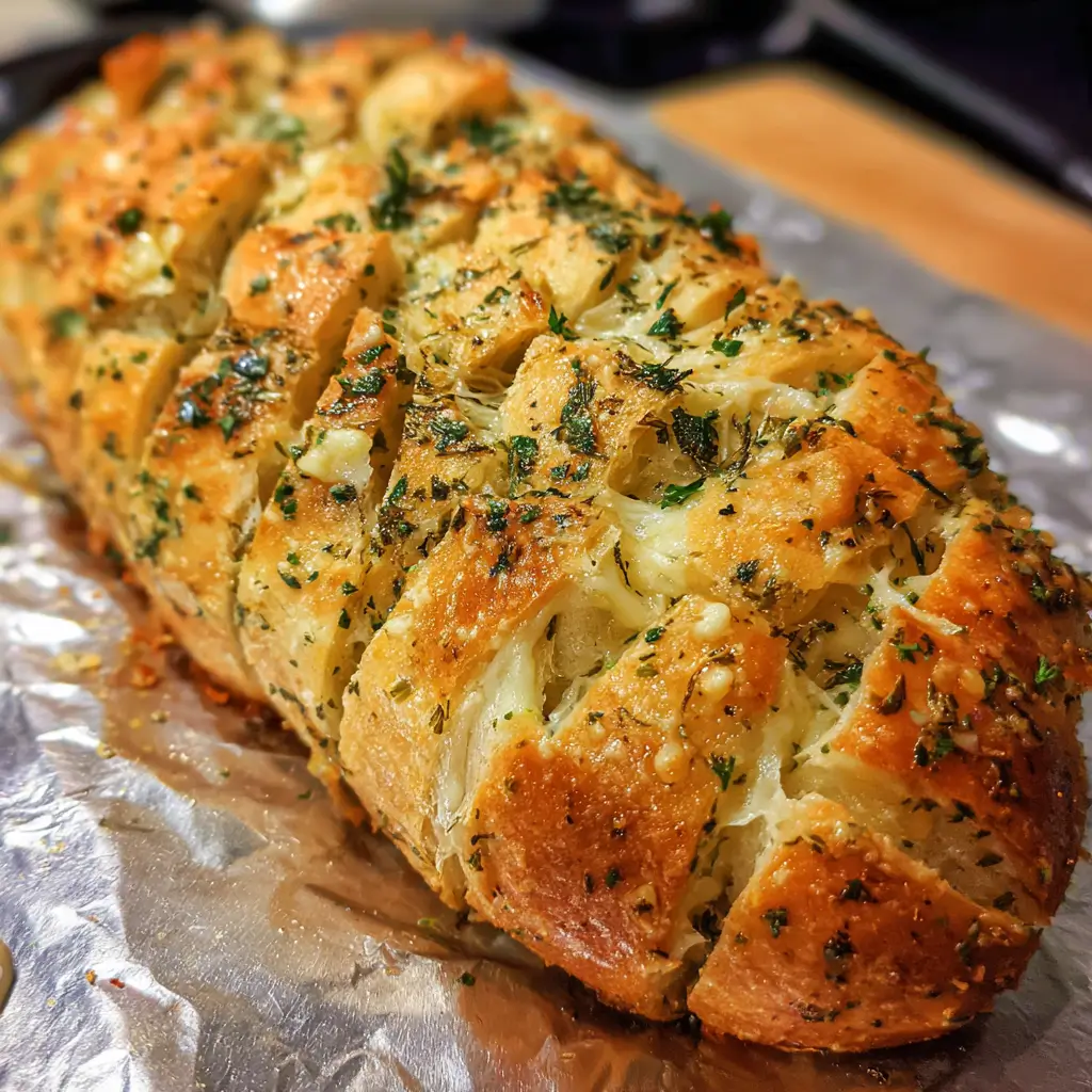 Cheesy Garlic and Herb Bread