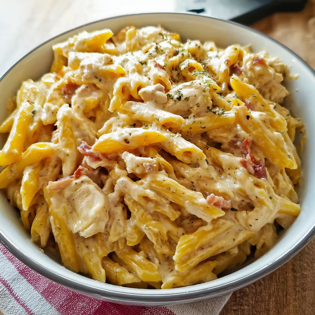 Cheesy Ranch Chicken Pasta