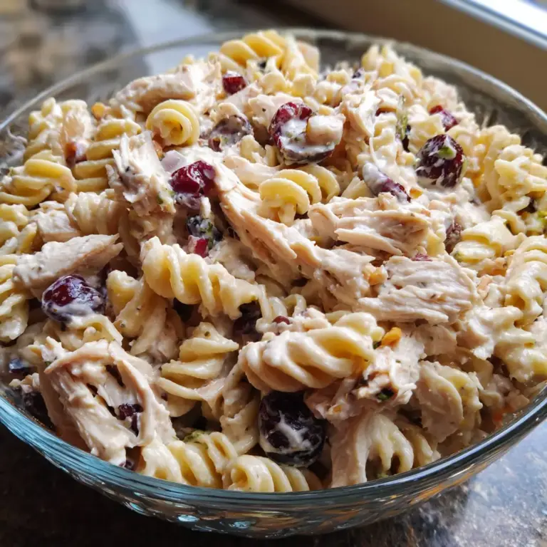 Cherry Chicken Pasta Salad