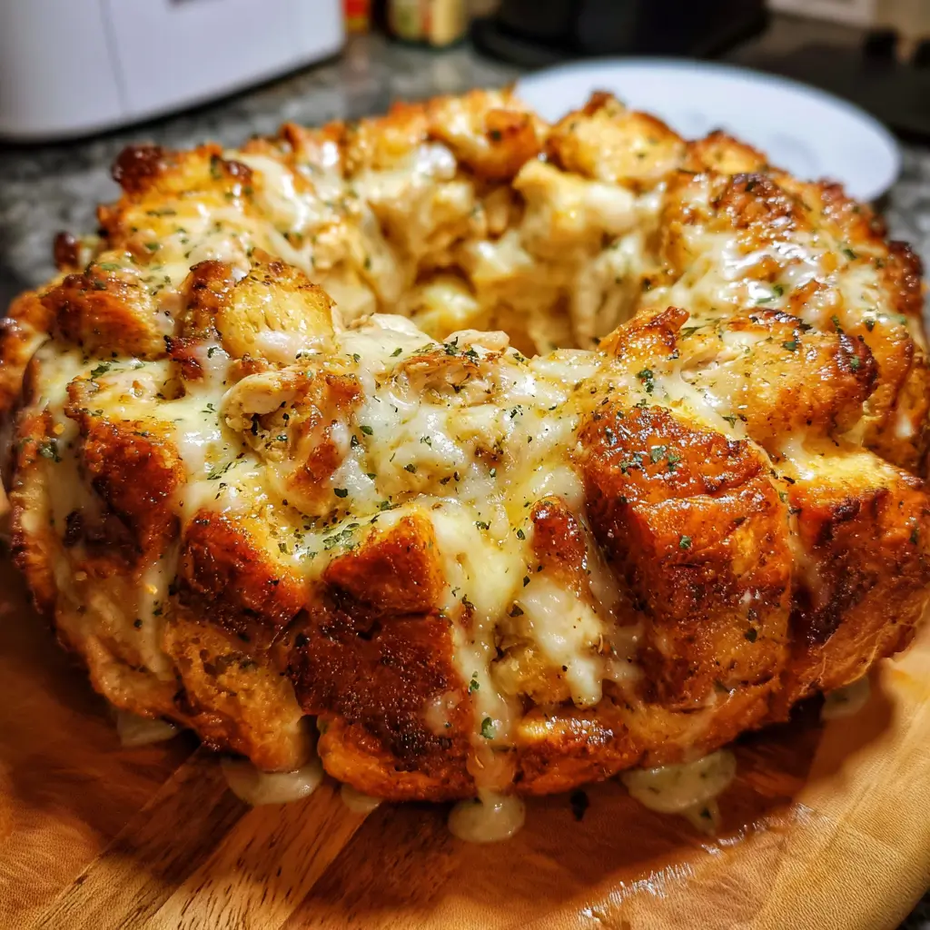 Chicken Alfredo Monkey Bread