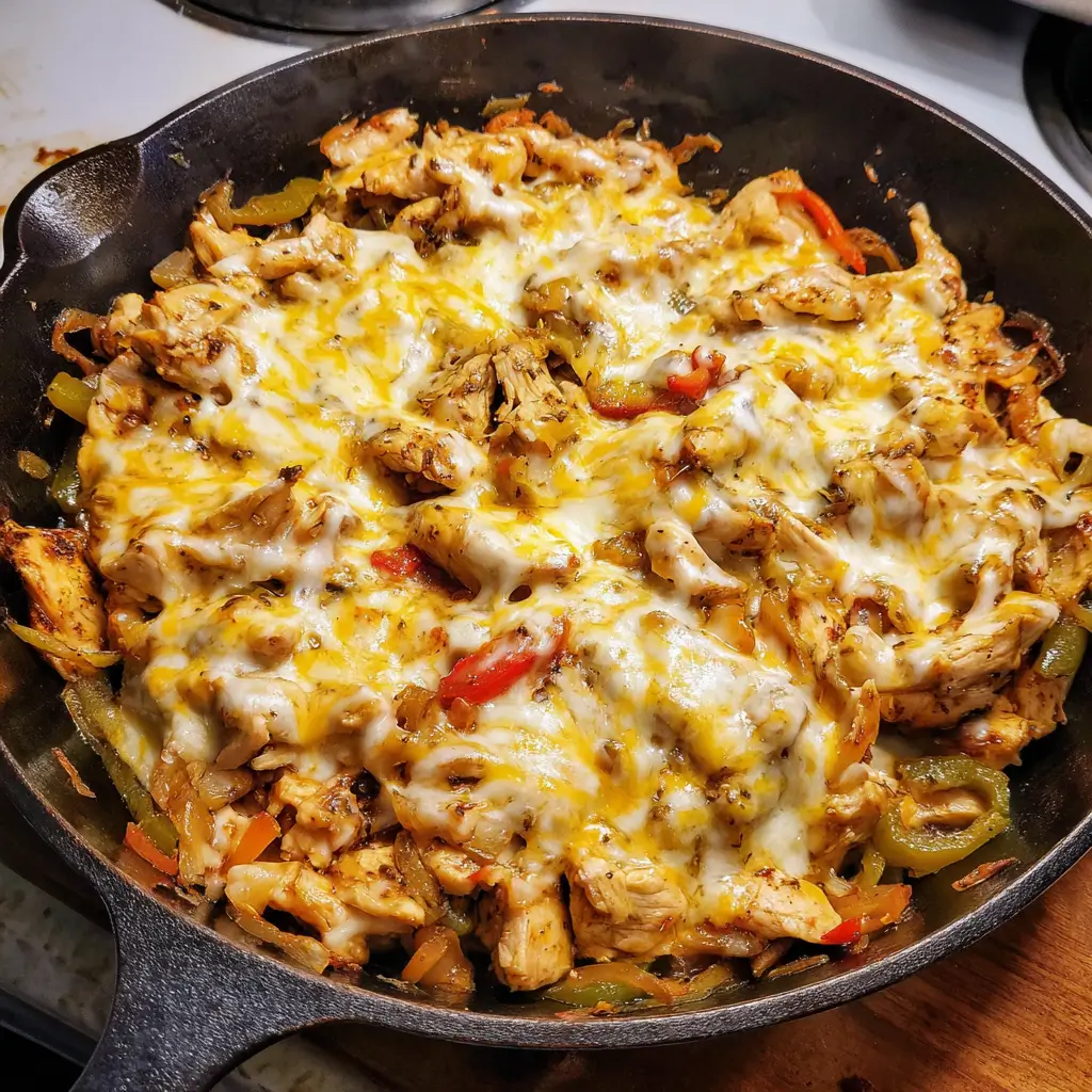 Chicken Cheesesteak Skillet
