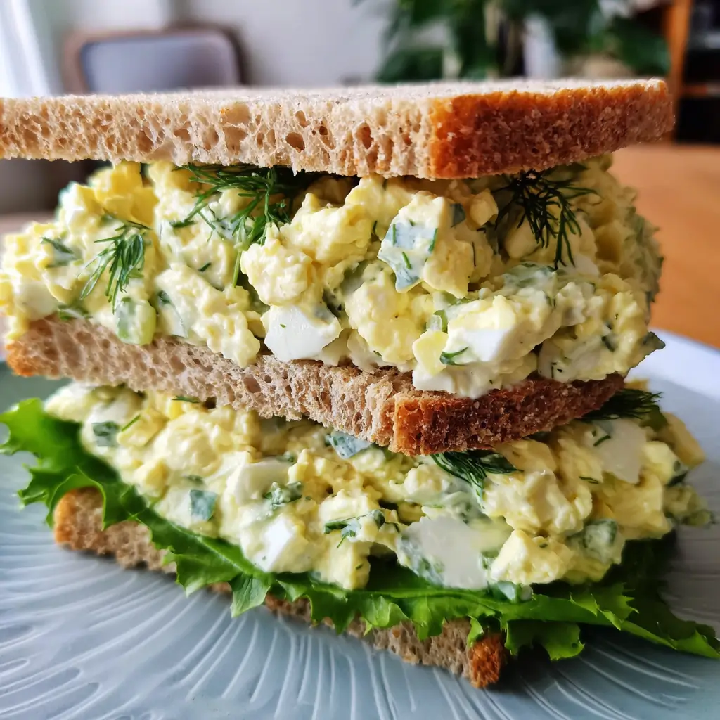 Dill Pickle Cottage Cheese Egg Salad