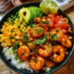 Fiesta Lime Shrimp Bowls