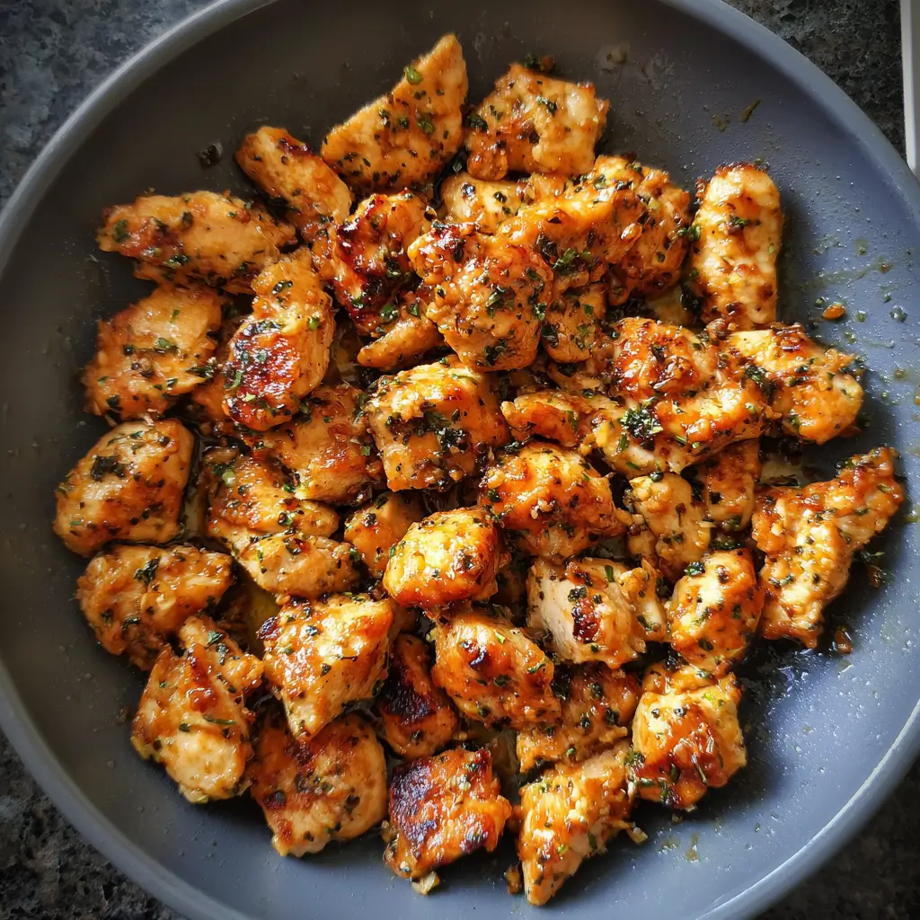 Garlic Butter Chicken Bites