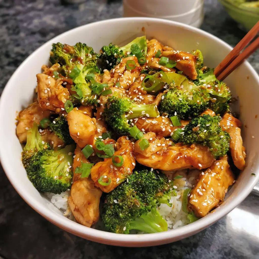 Healthy Chicken and Broccoli Stir Fry