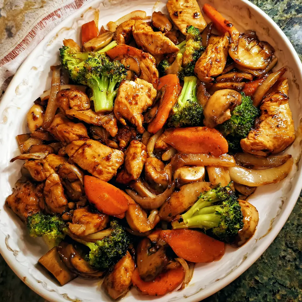 Hibachi Chicken and Vegetables