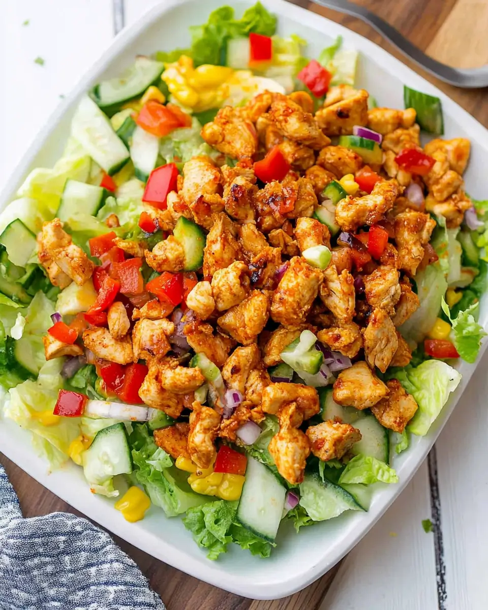 Honey Hot Chicken Salad