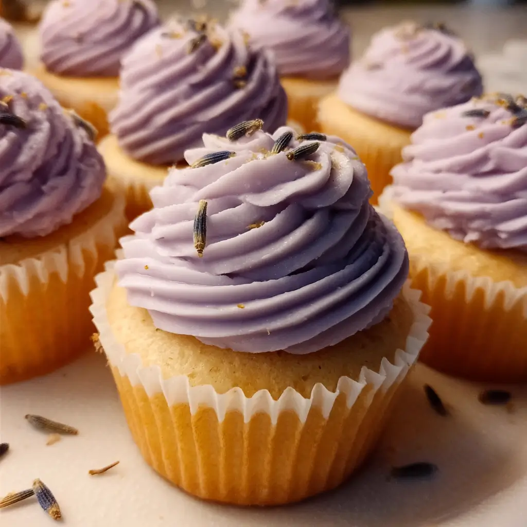 Irresistible Lavender Cupcakes