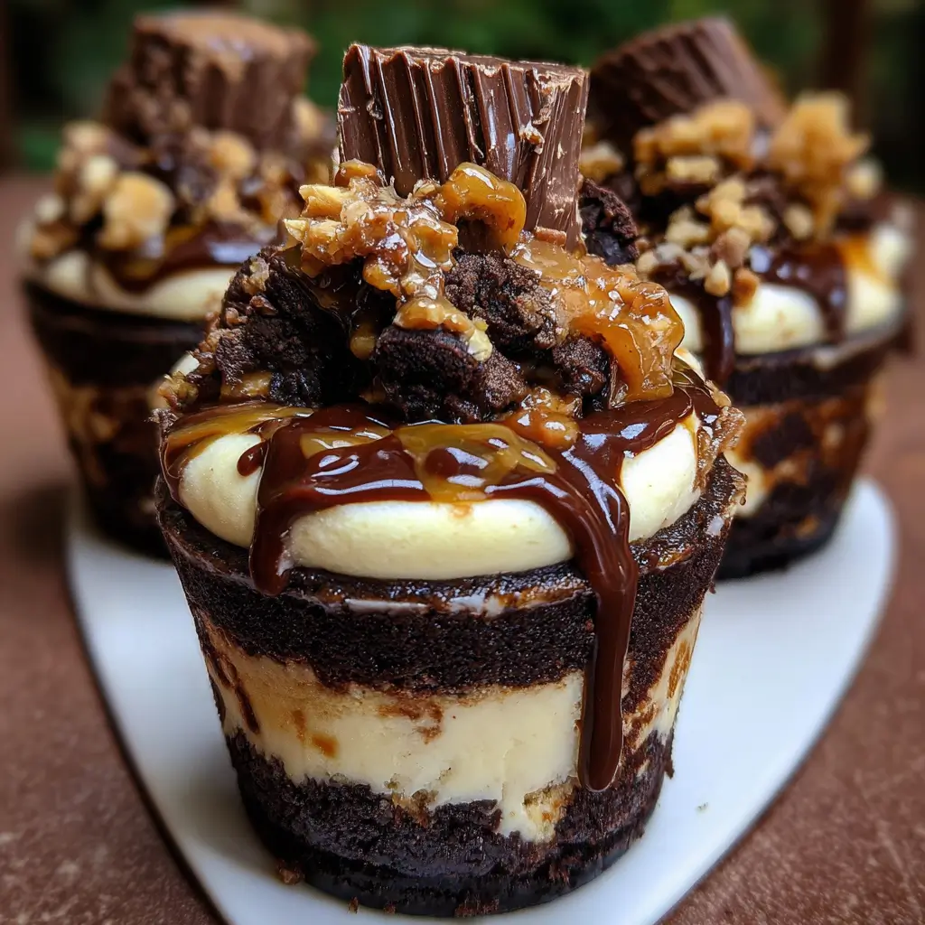 Loaded Brownie Cheesecake Cup