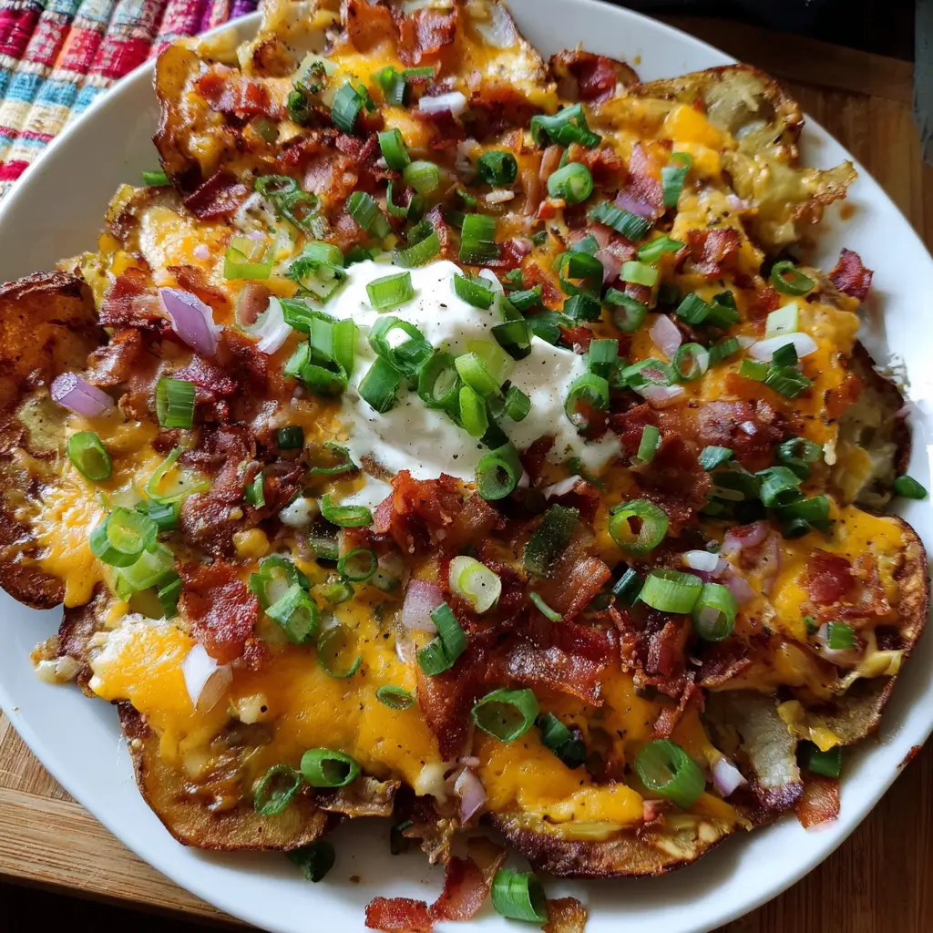 Loaded Potato Nachos