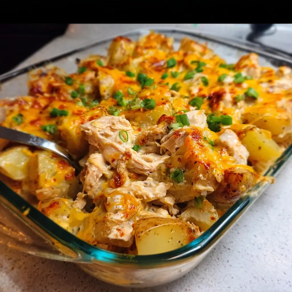 Loaded Potato Ranch Chicken Casserole