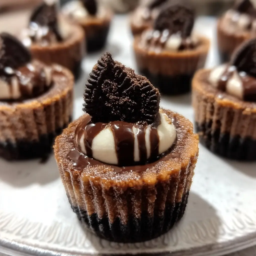 Mini Chocolate Cheesecake Bites