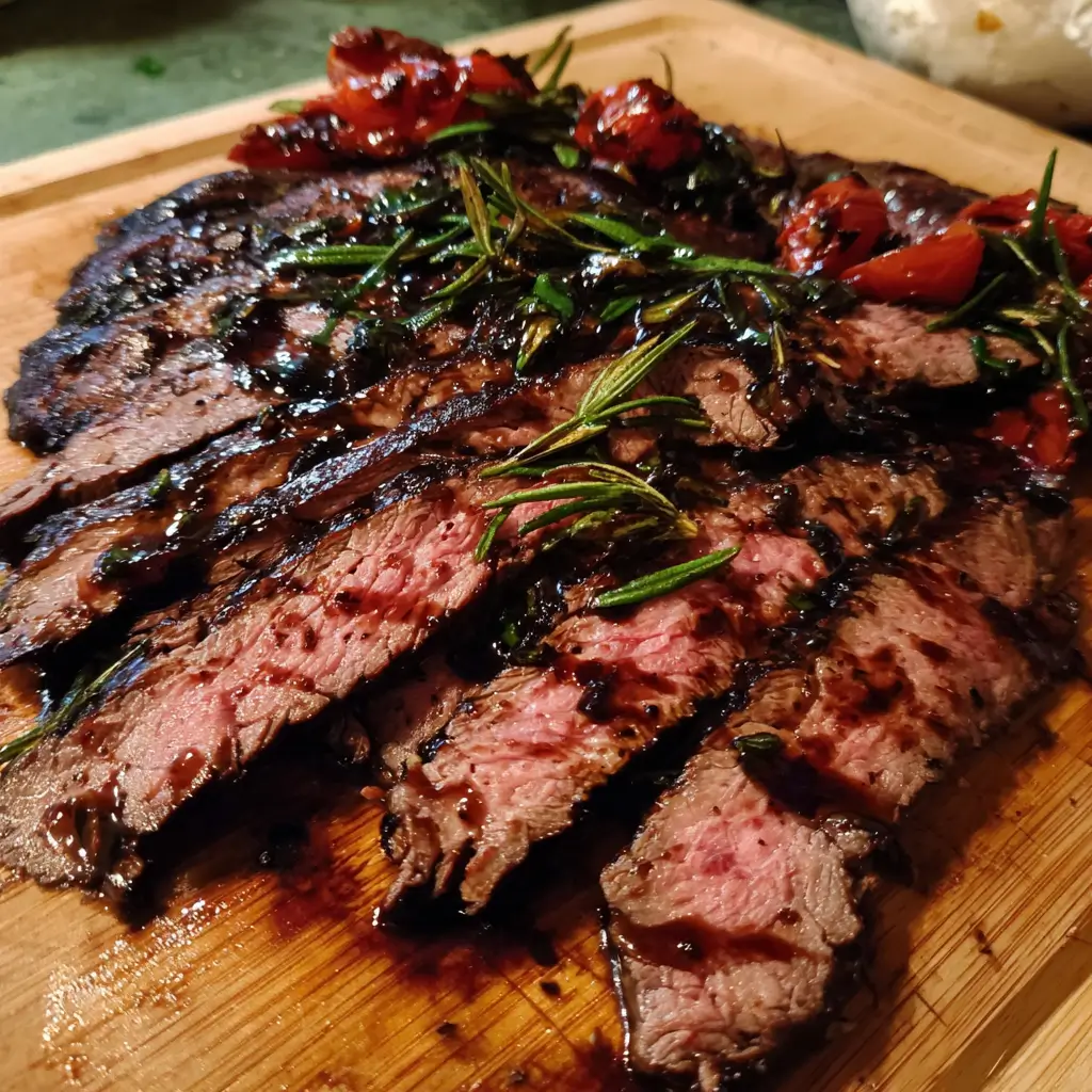Mouthwatering Balsamic Flank Steak