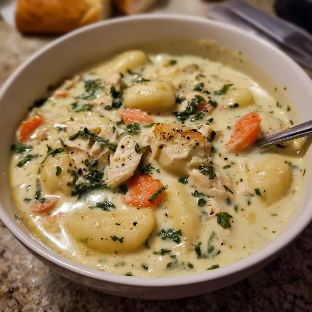 Olive Garden Chicken Gnocchi Soup Recipe