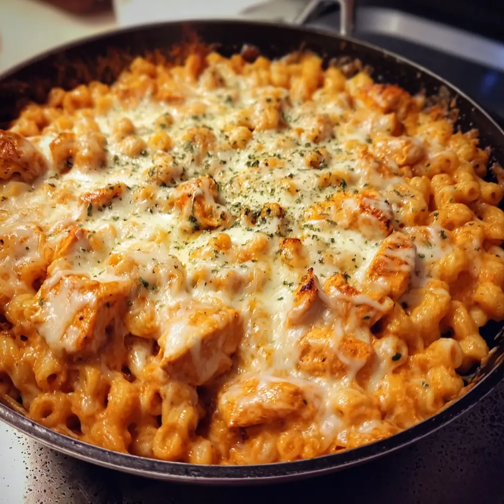 One Pot Chicken Parmesan Mac