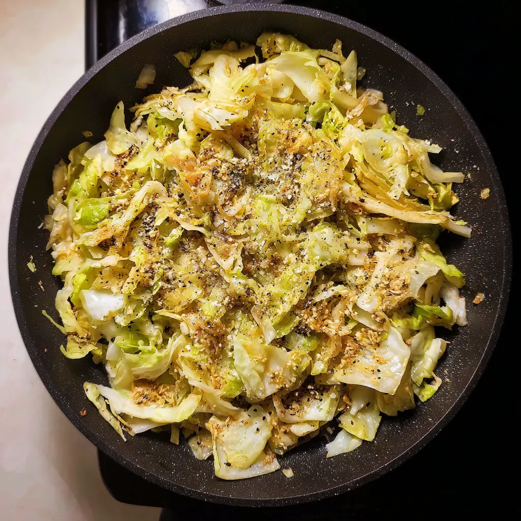 Parmesan Garlic Cabbage