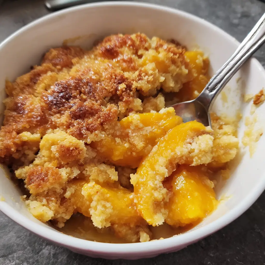 Peach Dump Cake Recipe