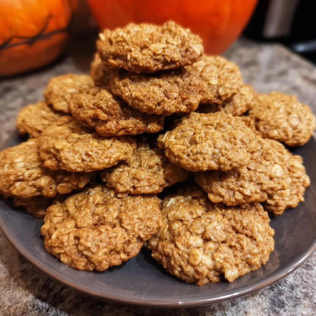 Pumpkin Spice Oatmeal Cookies Recipe