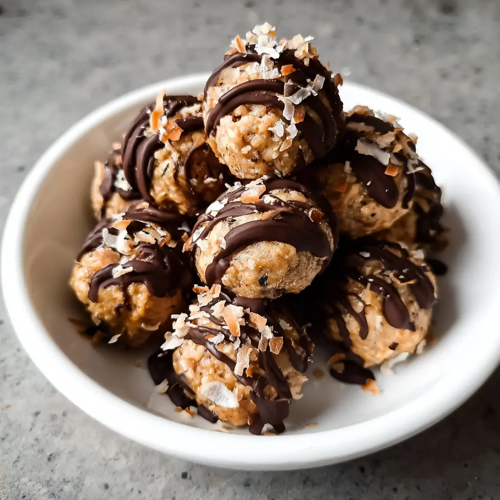 Samoa Cookie Protein Balls