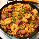 Shrimp and Andouille Jambalaya Risotto