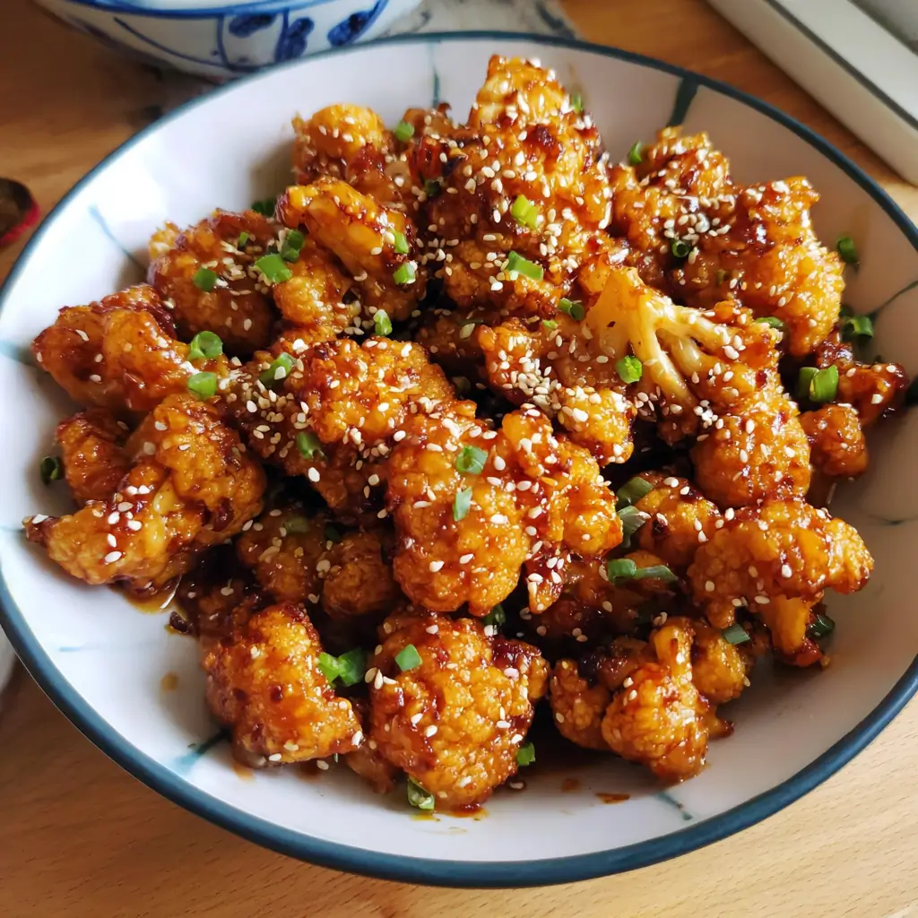 Sticky Sesame Cauliflower