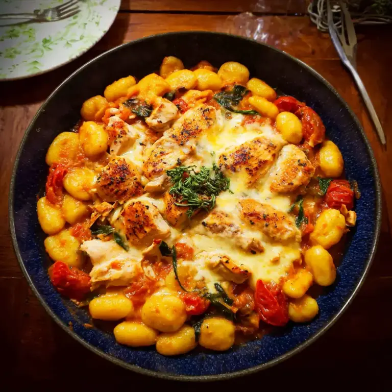 Tuscan Chicken and Gnocchi