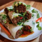 Vegan Thai Basil Beef Roll