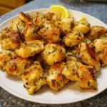 Zesty Lemon Garlic Rosemary Chicken Bites