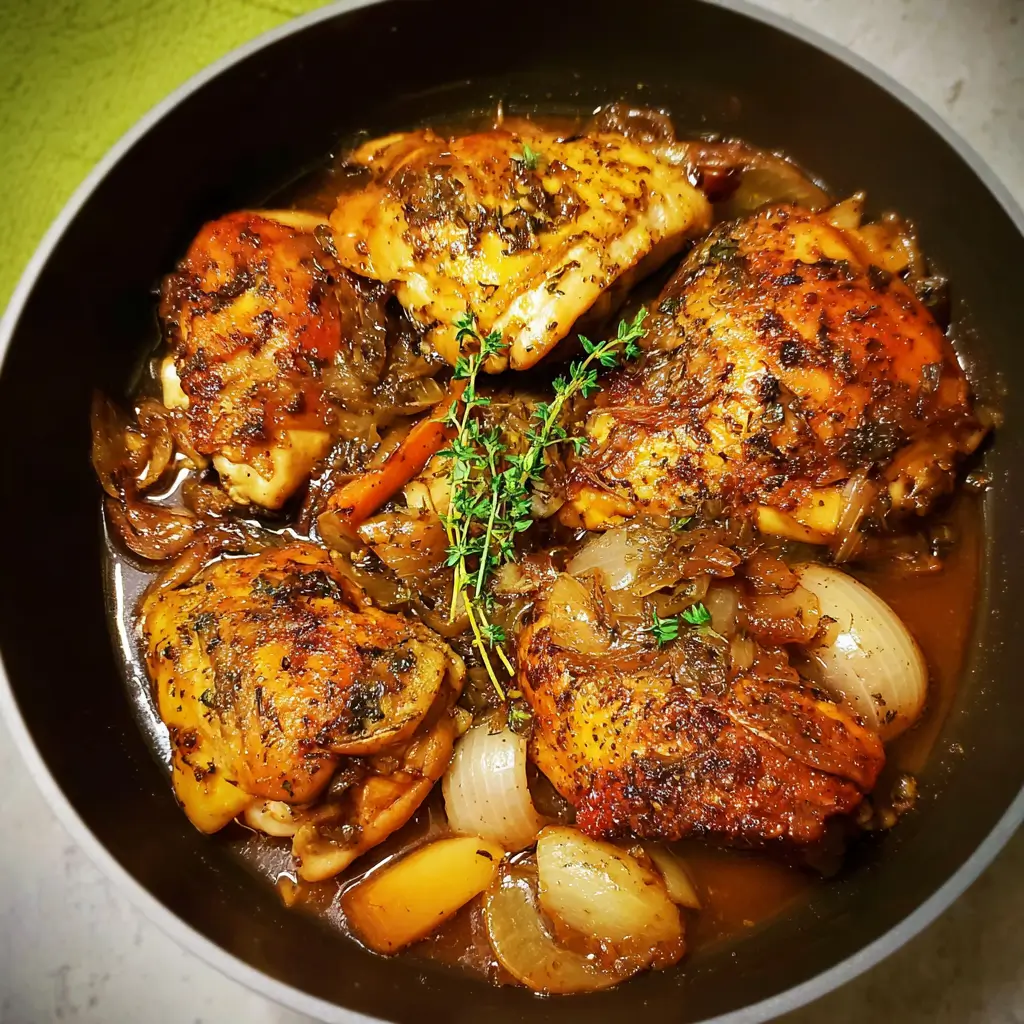 Apple Cider Vinegar Braised Chicken