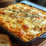 Baked Cream Cheese Spaghetti Casserole