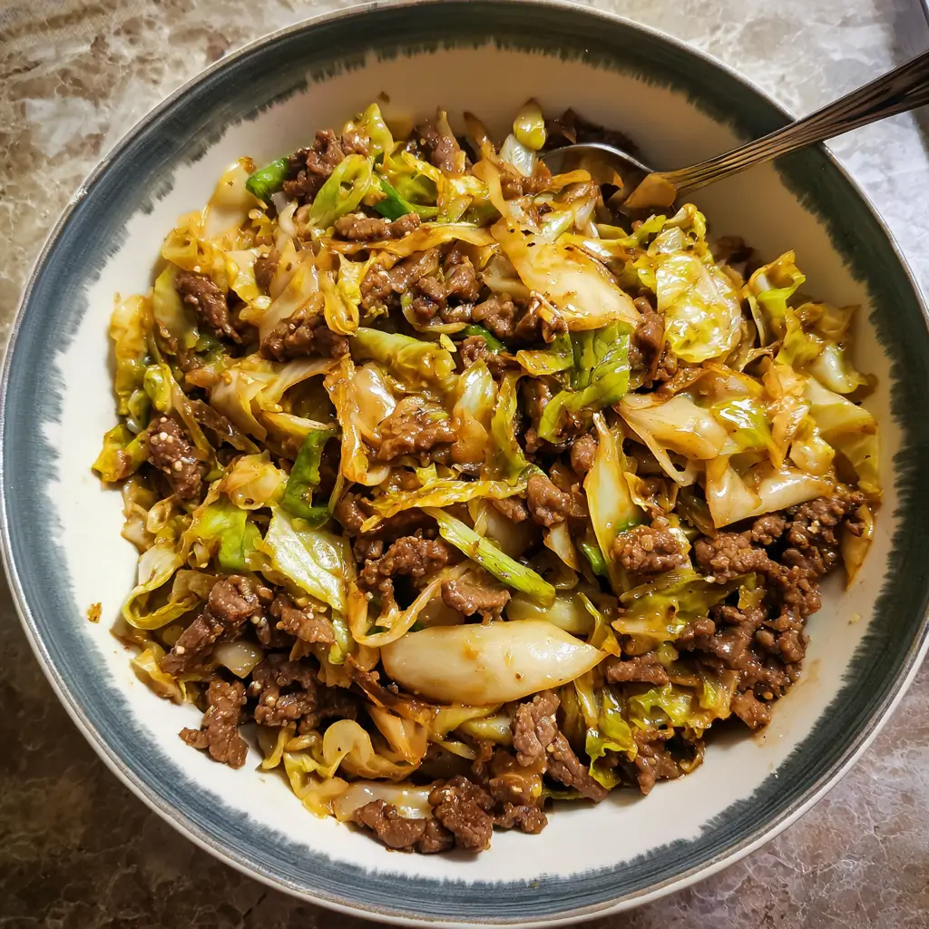 Beef and Cabbage Stir Fry