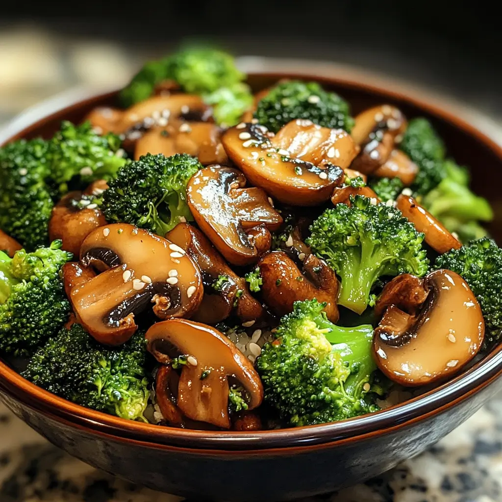 Broccoli and Mushroom Stir Fry