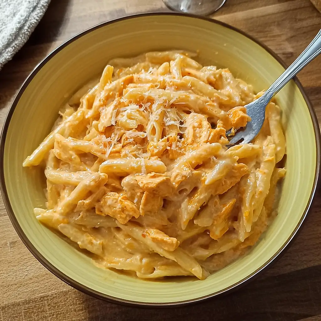 Buffalo Chicken Alfredo Pasta