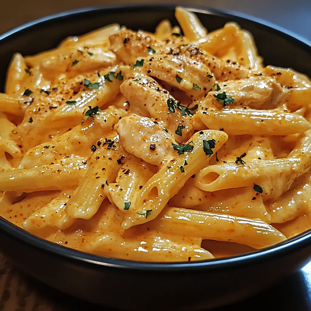 Buffalo Chicken Alfredo Penne